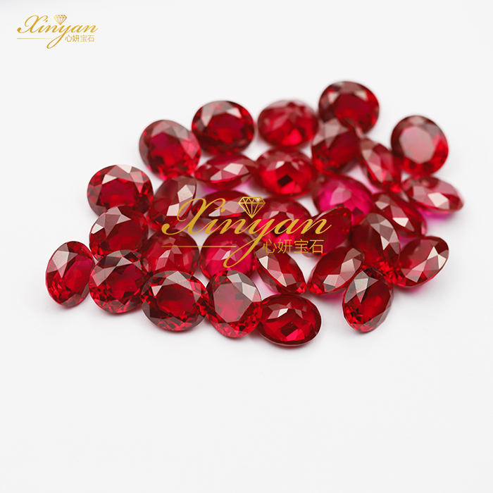 5#RUBY OVAL shape natrual cut 5A quality wholesale