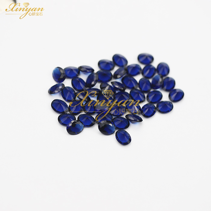 blue color glass all shape size in stock