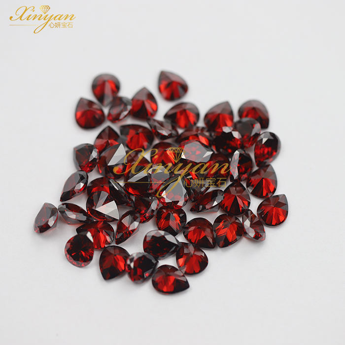 D Garnet color pear shape all size in stock