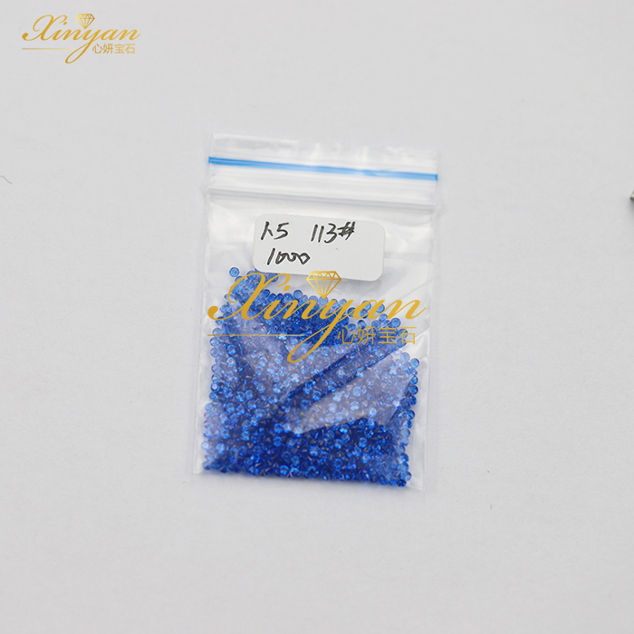 113# spinel blue small size round in stock
