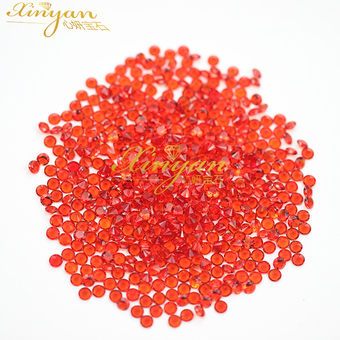 orange color glass all shape size in stock factory price
