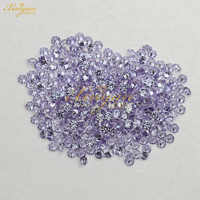 Lavender color CZ all shape size in stock wholesale