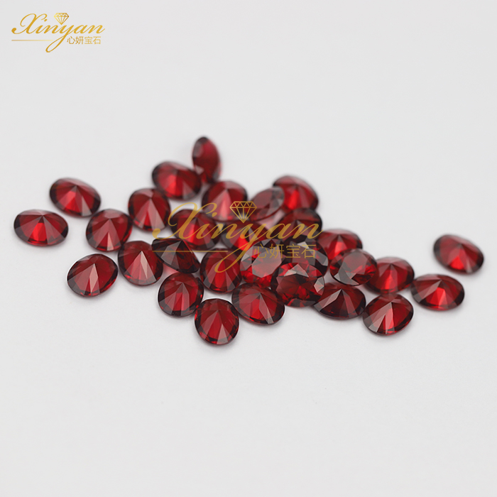 D garnet Nano color OVAL shape in stock wholesale